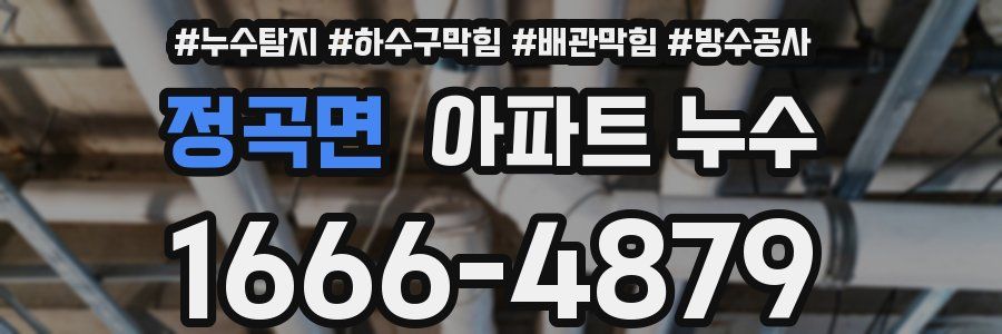 정곡면 아파트 누수