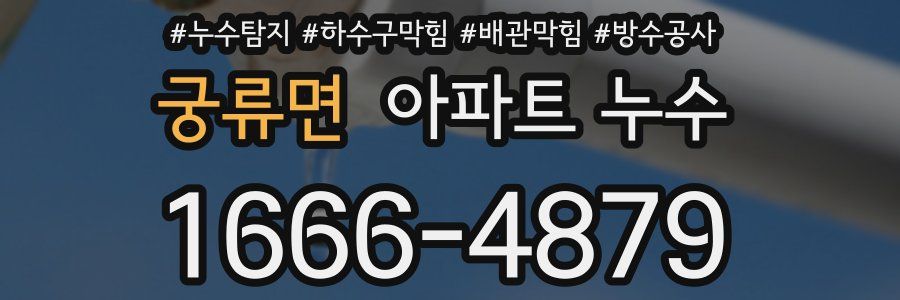 궁류면 아파트 누수