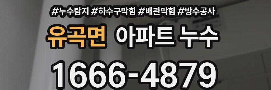 유곡면 아파트 누수