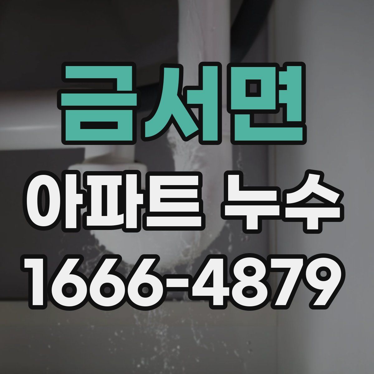 금서면 아파트 누수