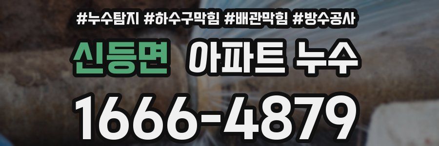 신등면 아파트 누수