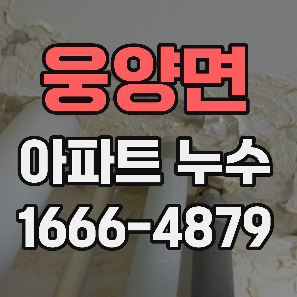 웅양면 아파트 누수