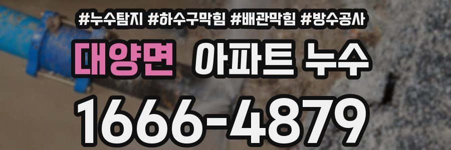대양면 아파트 누수