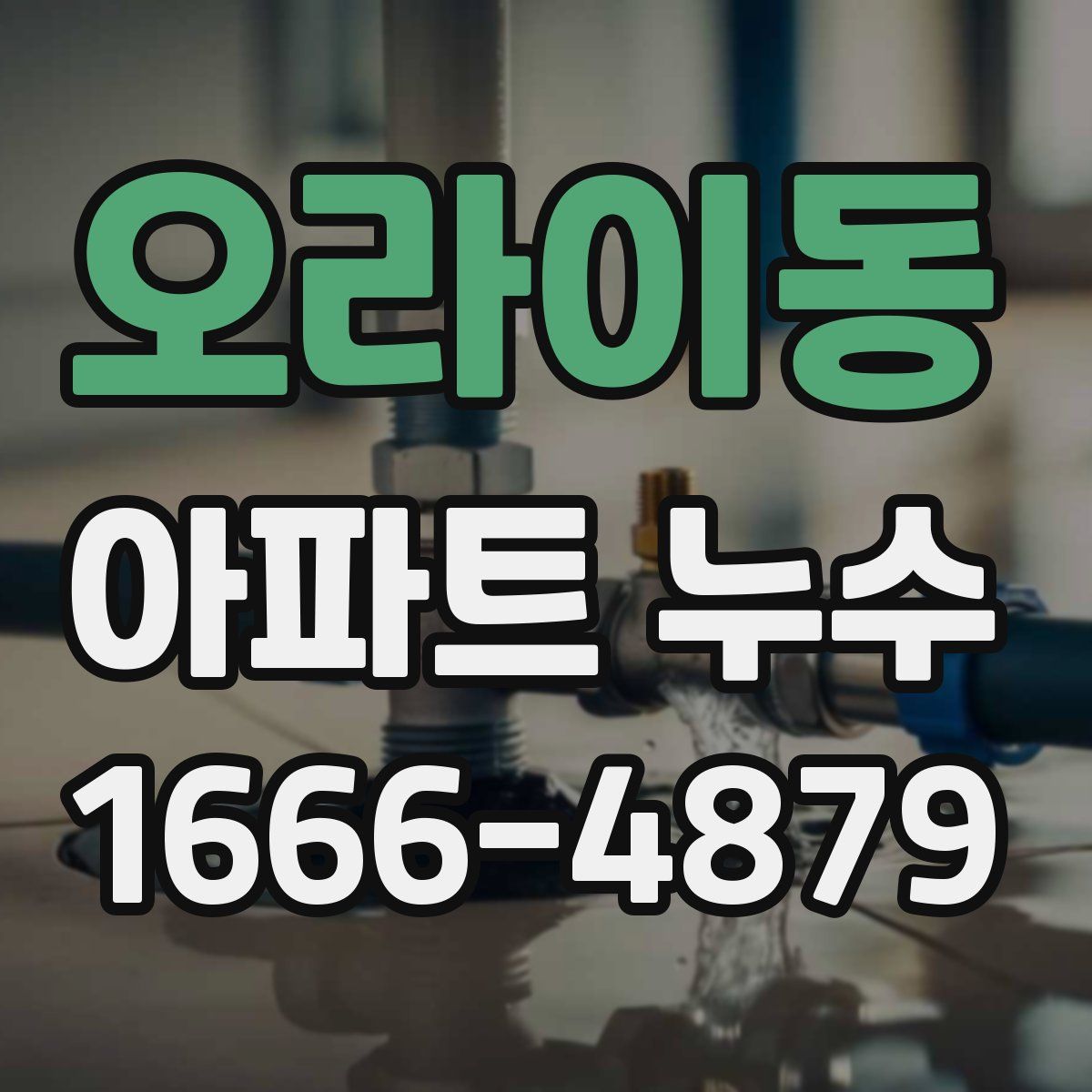 오라이동 아파트 누수