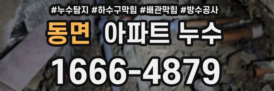 동면 아파트 누수