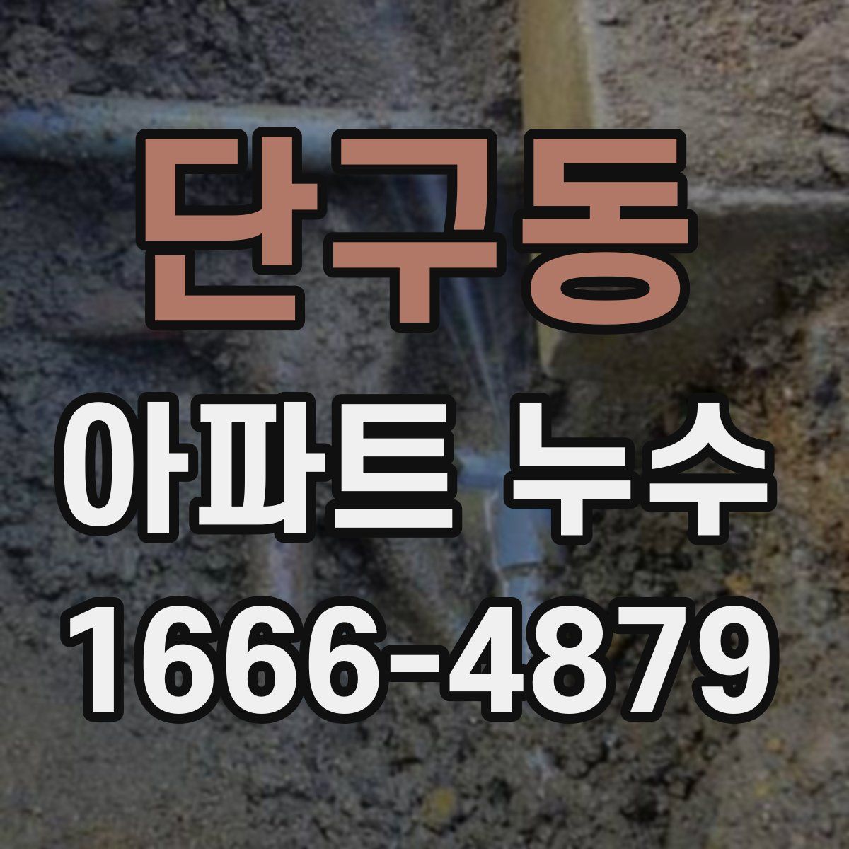 단구동 아파트 누수