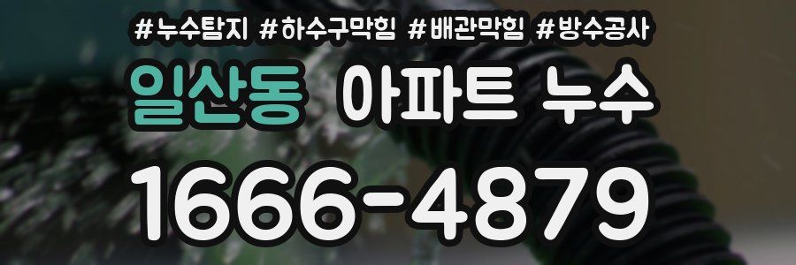 일산동 아파트 누수