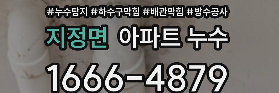 지정면 아파트 누수