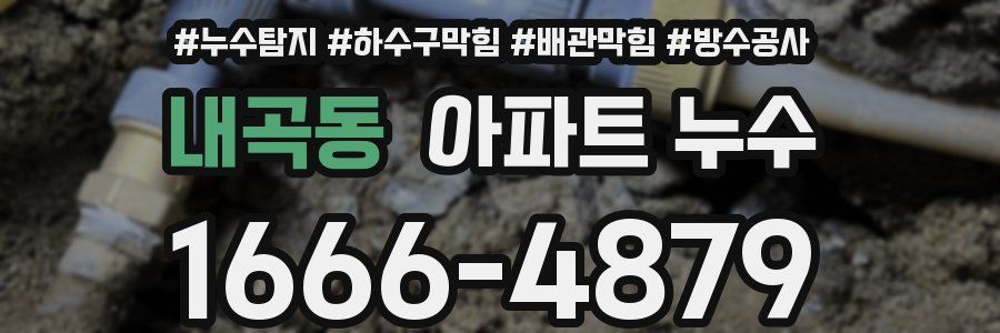 내곡동 아파트 누수
