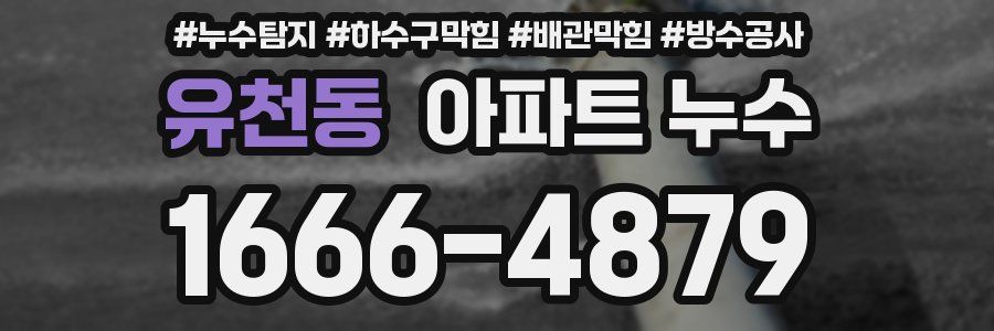 유천동 아파트 누수