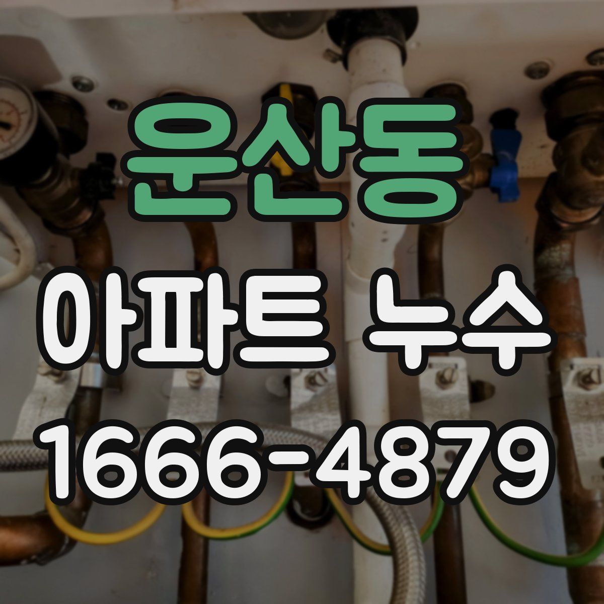 운산동 아파트 누수