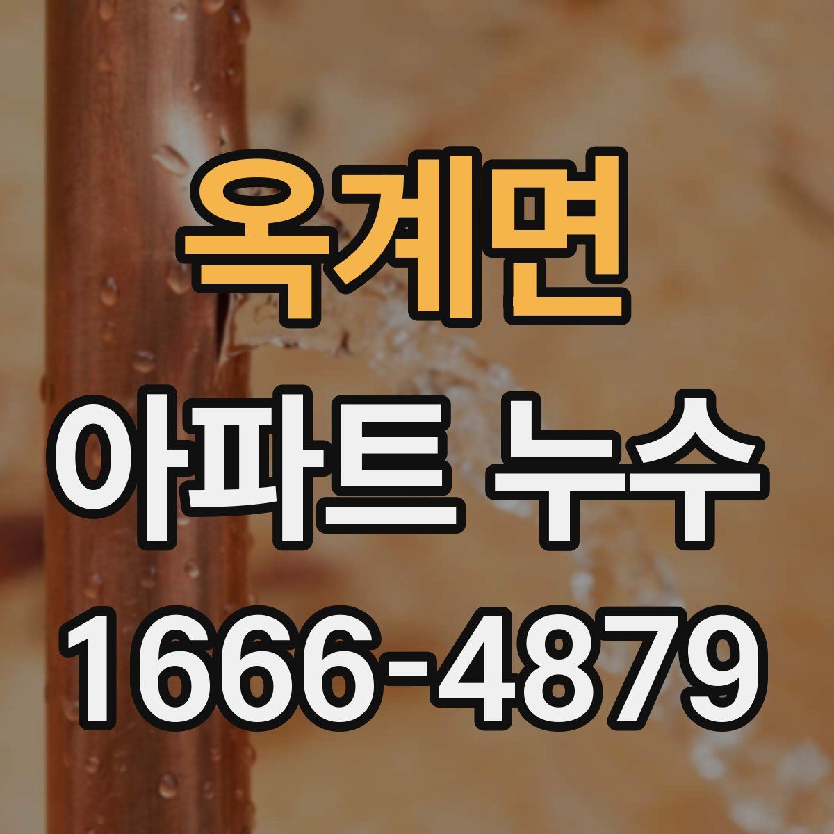 옥계면 아파트 누수