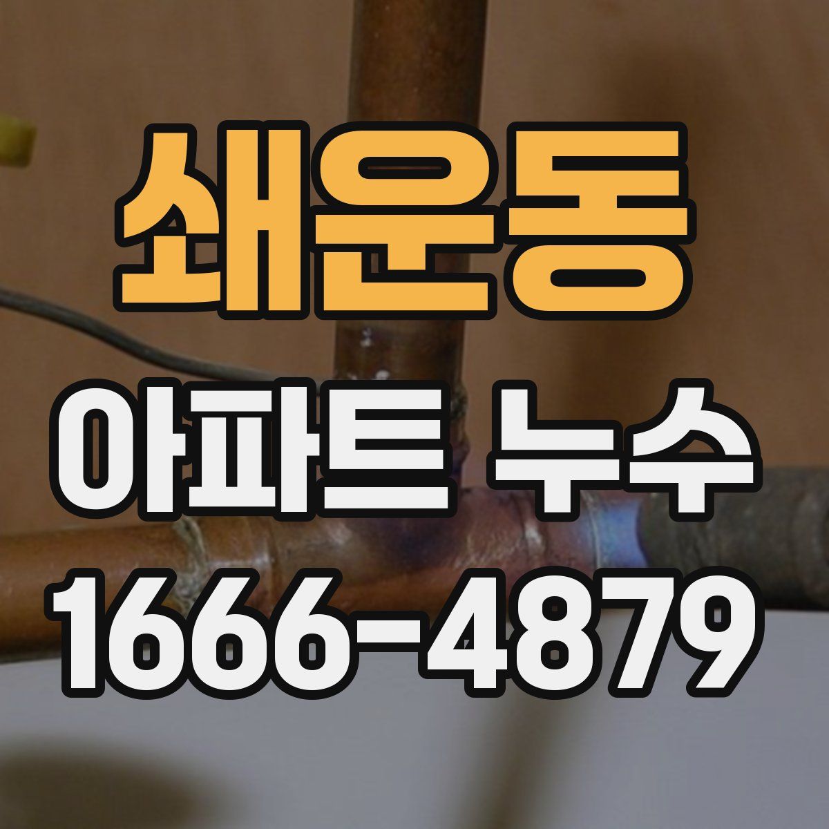 쇄운동 아파트 누수