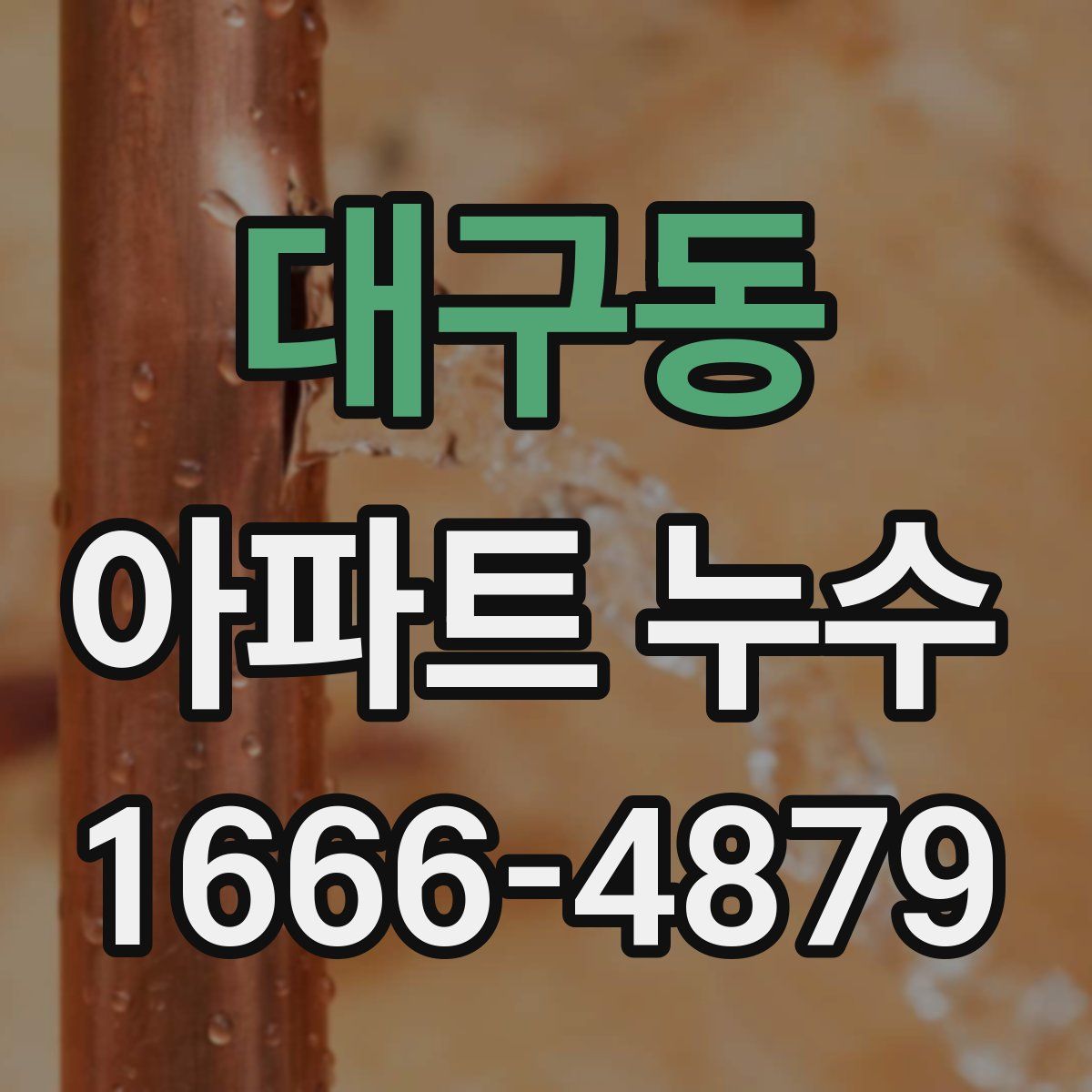 대구동 아파트 누수