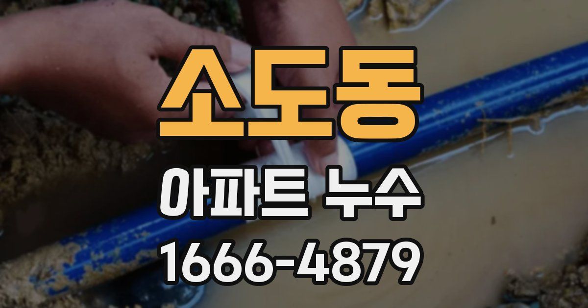 소도동 아파트 누수