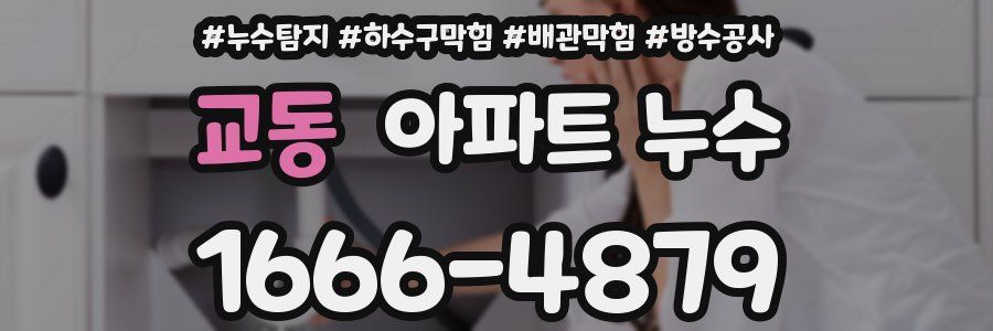 교동 아파트 누수