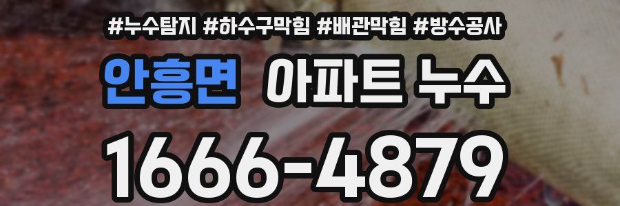 안흥면 아파트 누수