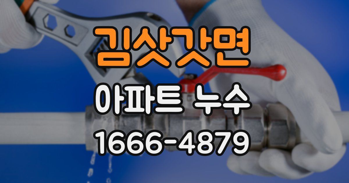 김삿갓면 아파트 누수