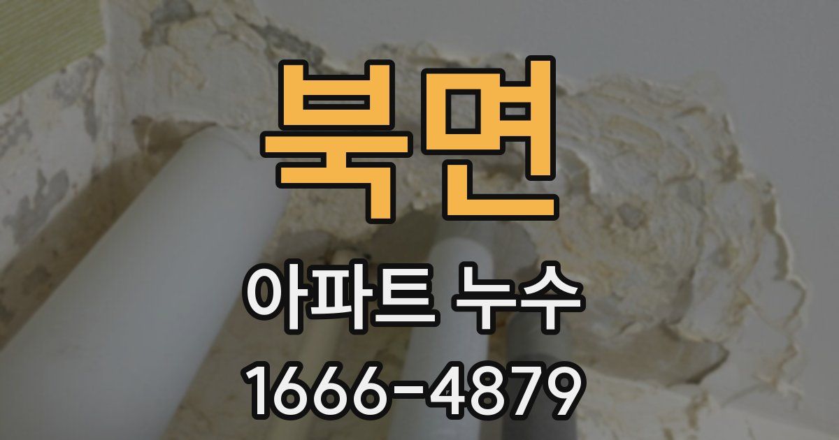 북면 아파트 누수