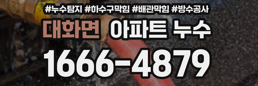 대화면 아파트 누수