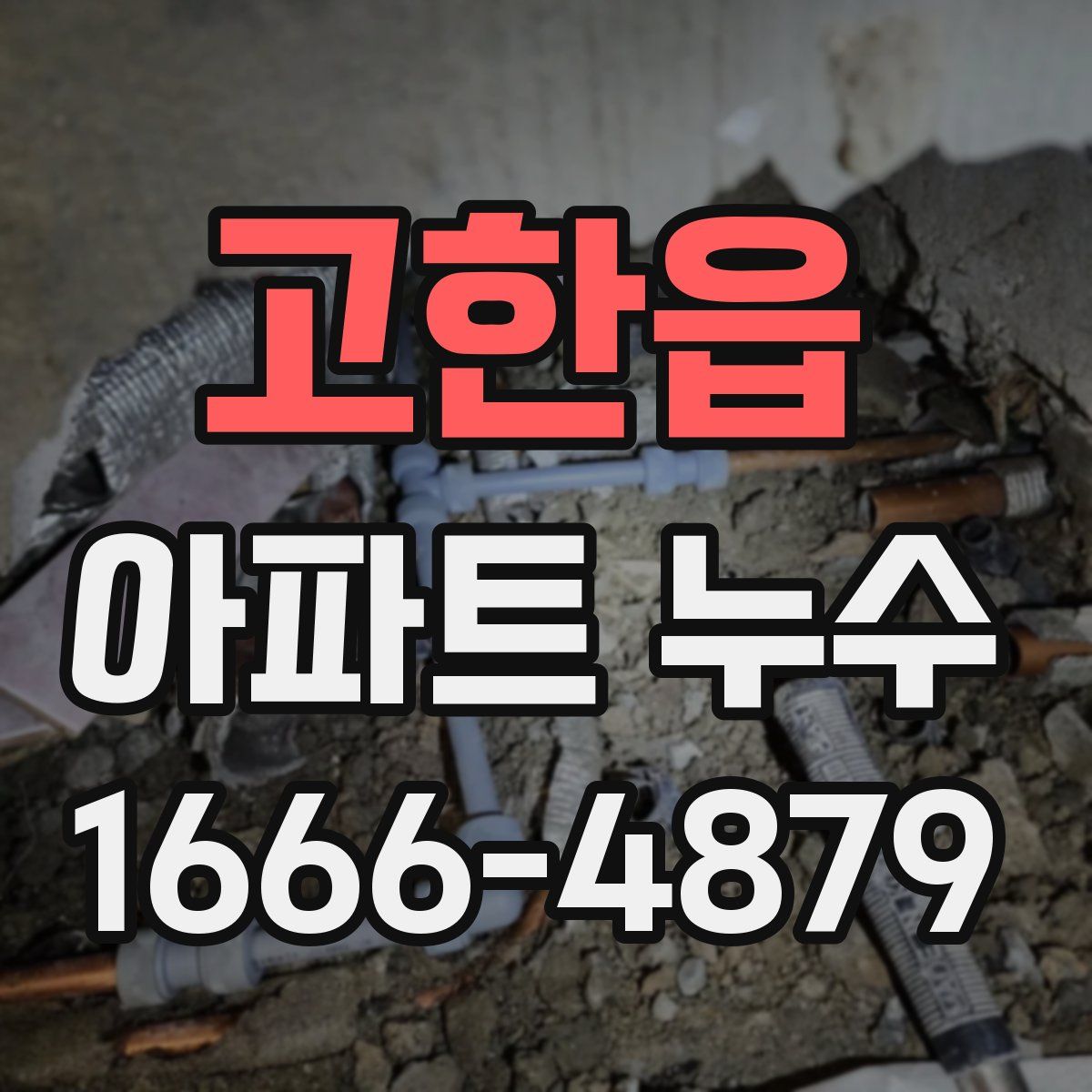 고한읍 아파트 누수