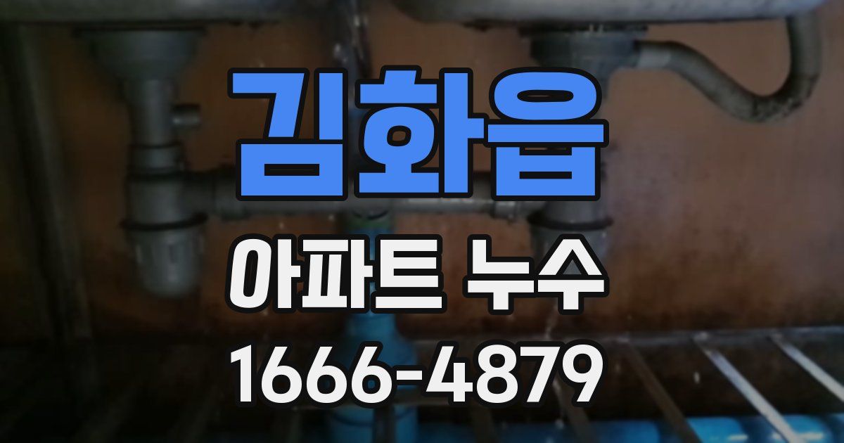 김화읍 아파트 누수