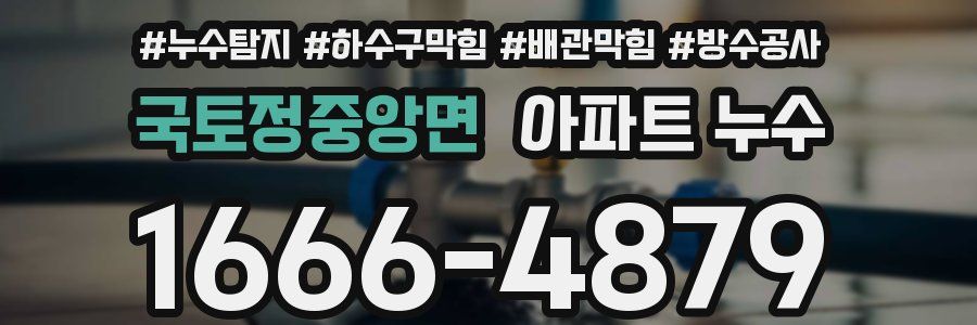 국토정중앙면 아파트 누수