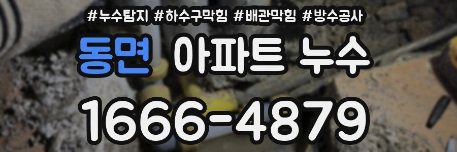 동면 아파트 누수