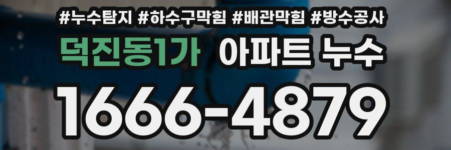 덕진동1가 아파트 누수