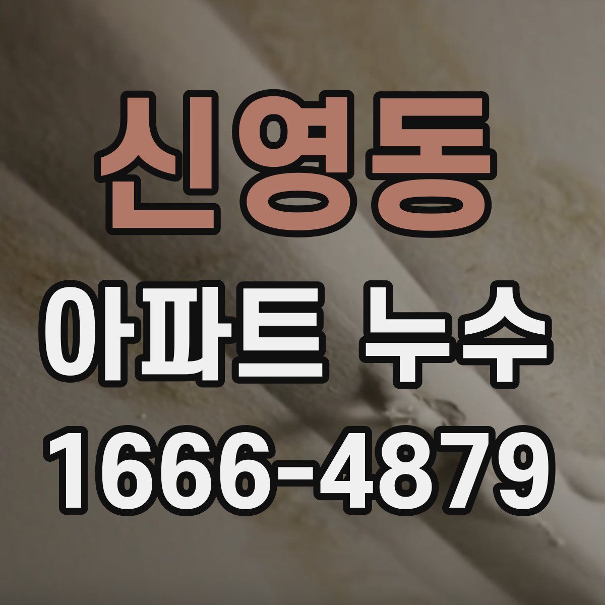 신영동 아파트 누수
