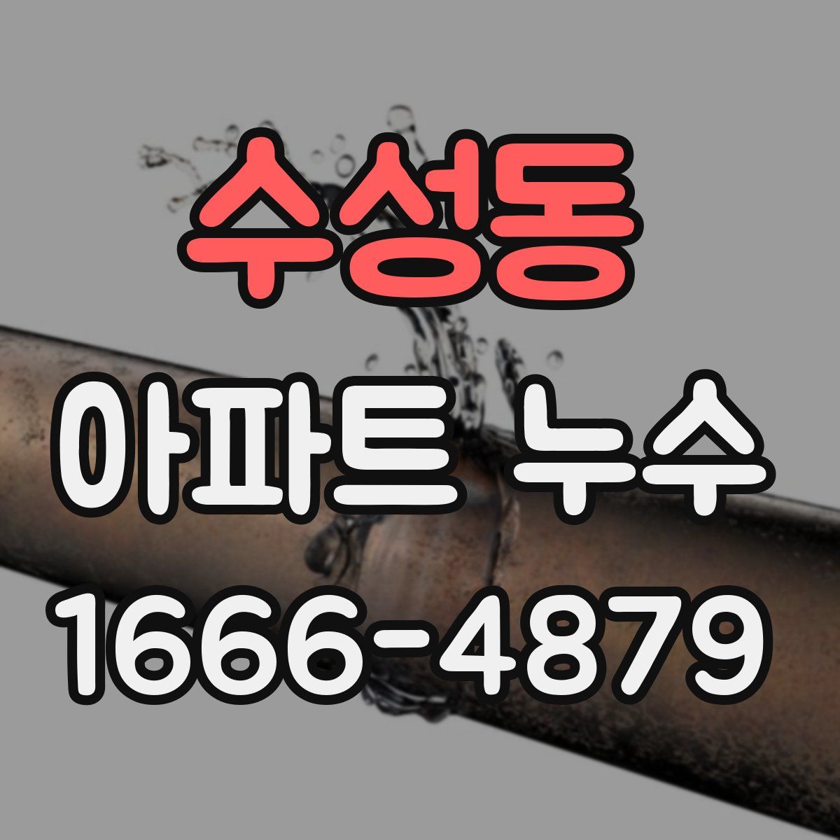 수성동 아파트 누수