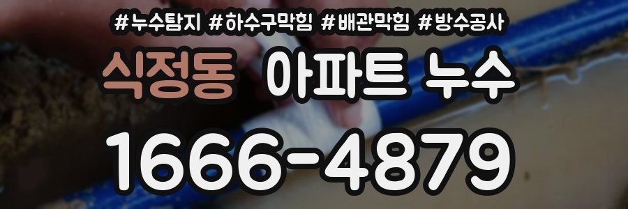 식정동 아파트 누수