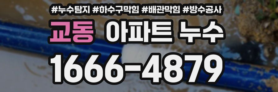 교동 아파트 누수