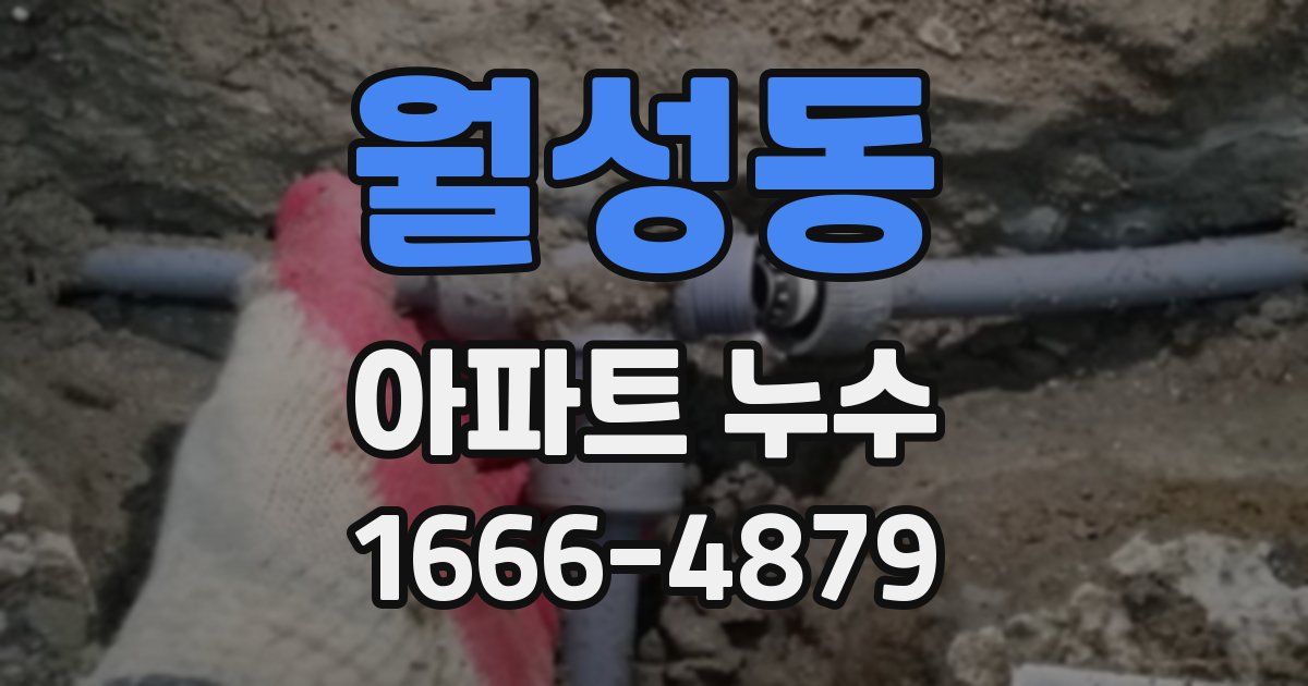 월성동 아파트 누수