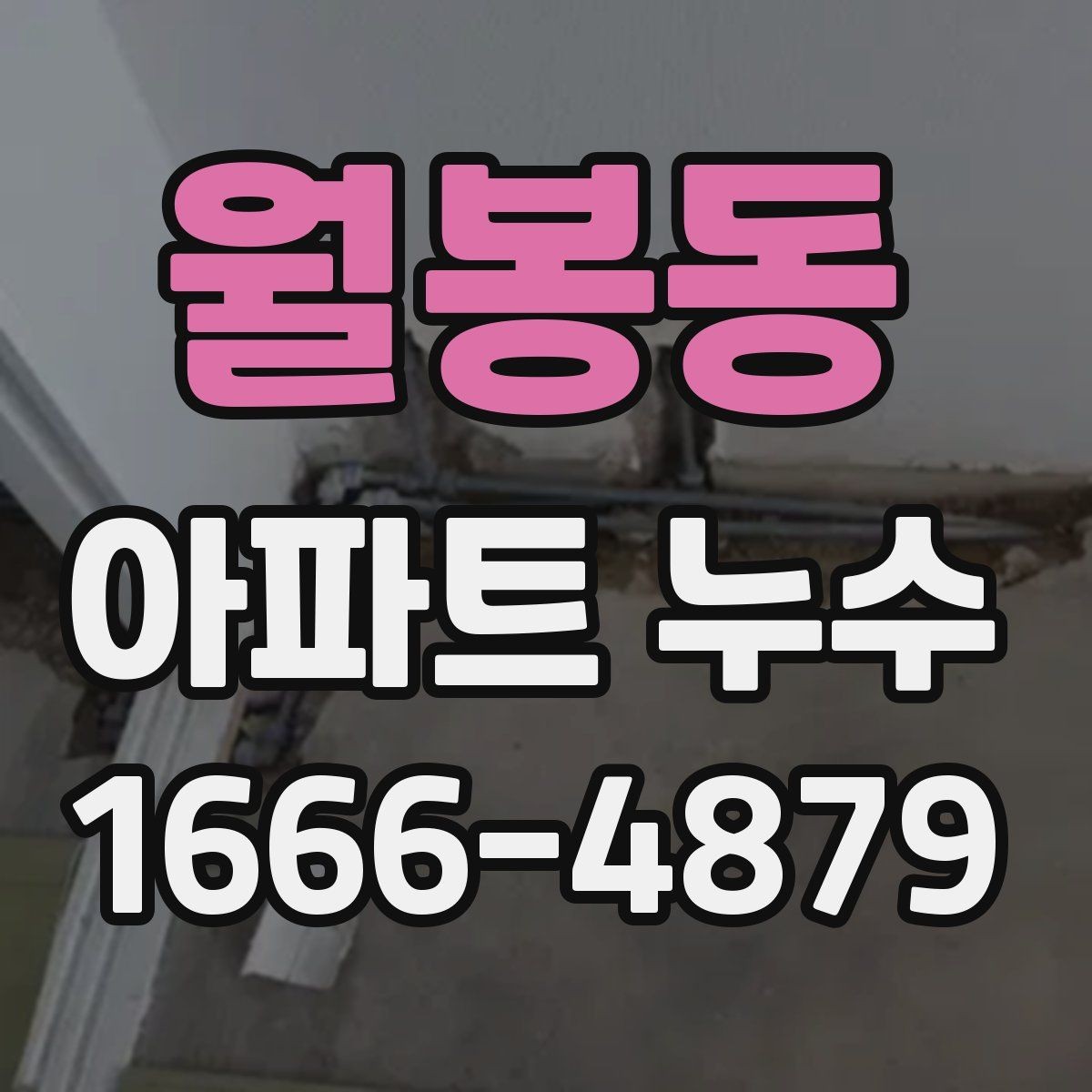 월봉동 아파트 누수 발생 후 보험 처리 절차