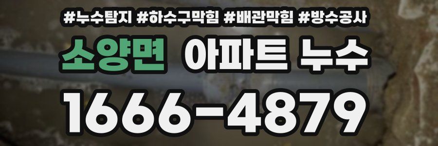 소양면 아파트 누수