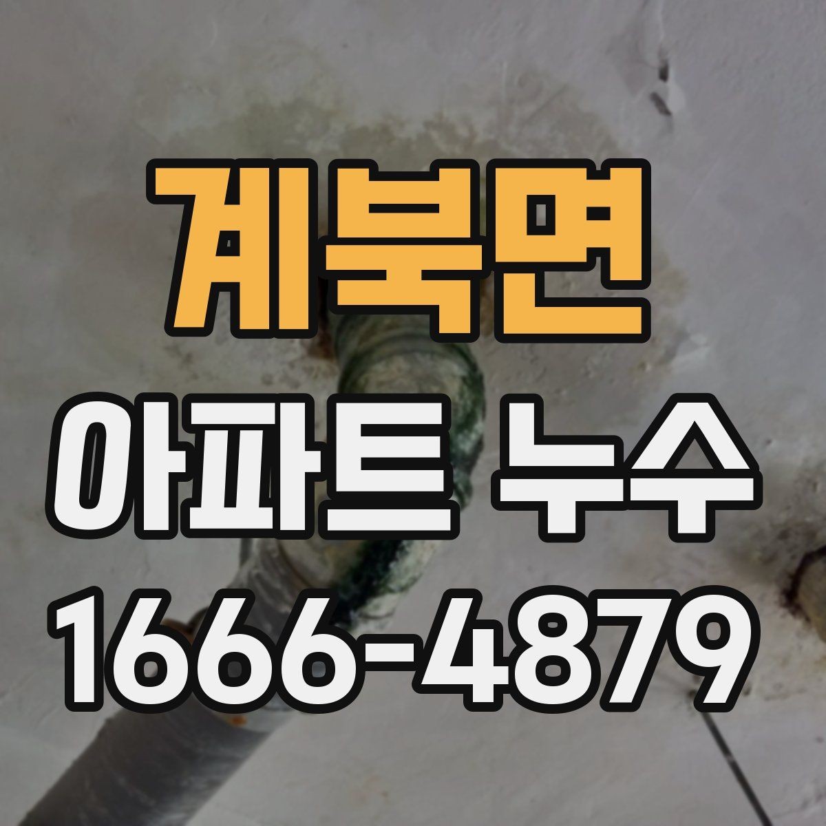 계북면 아파트 누수 공용부 의심 시 신고 절차
