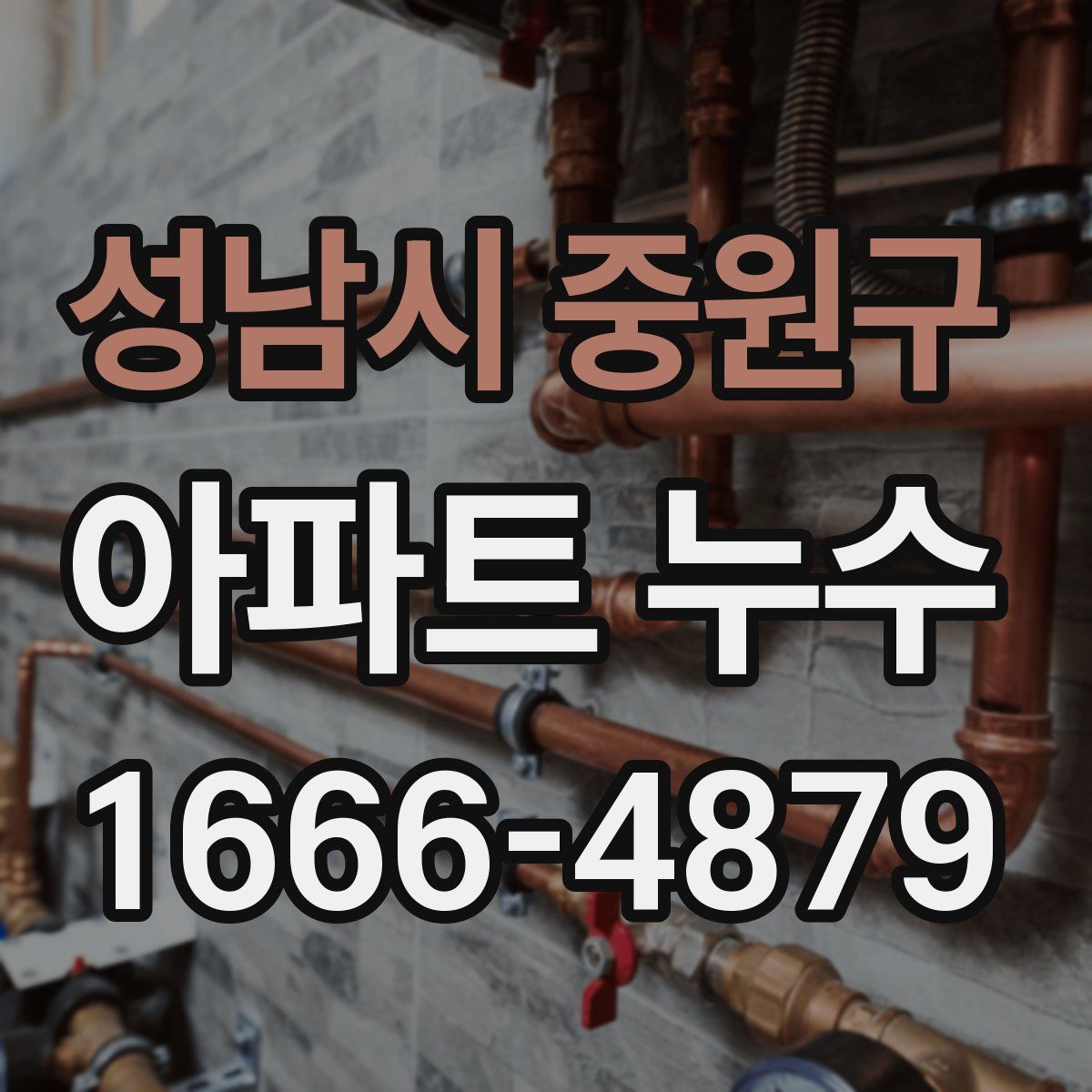 성남시 중원구 아파트 누수
