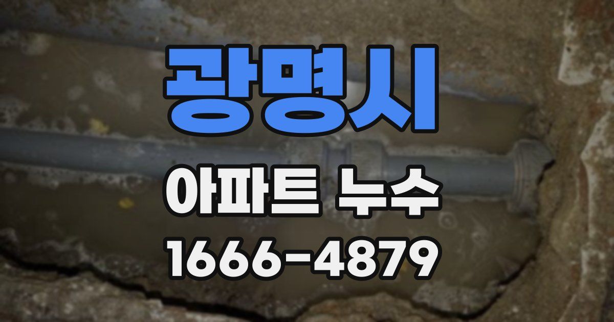 광명시 아파트 누수