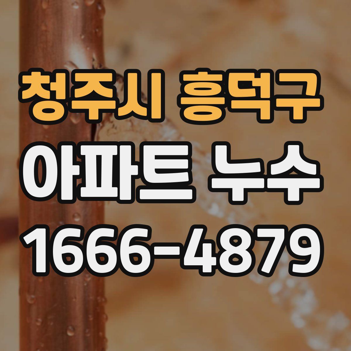 청주시 흥덕구 아파트 누수