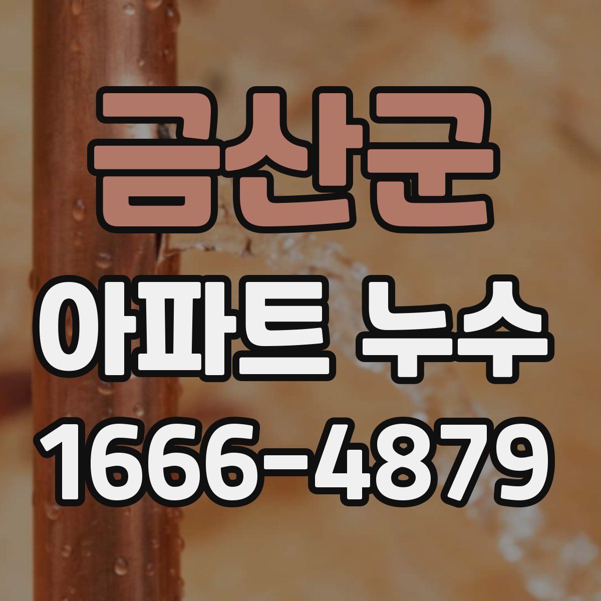 금산군 아파트 누수