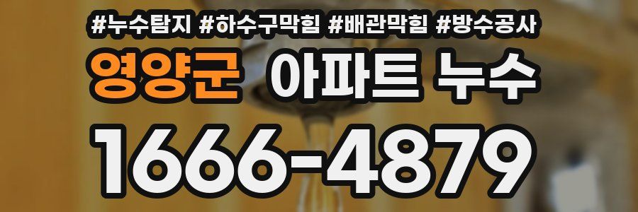 영양군 아파트 누수