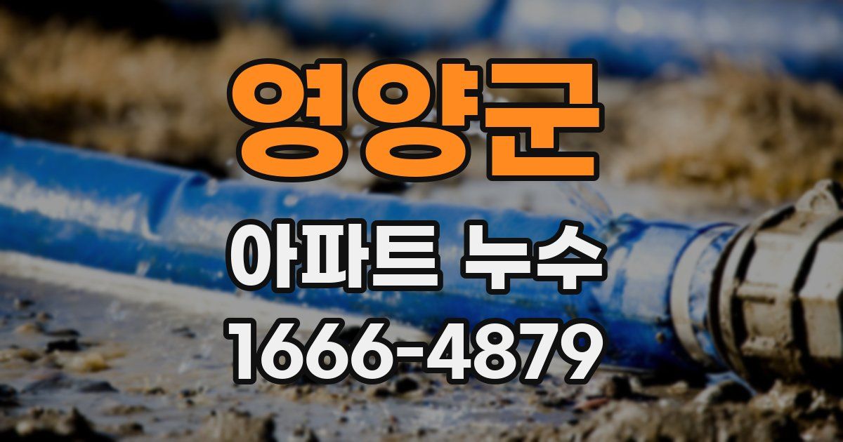 영양군 아파트 누수
