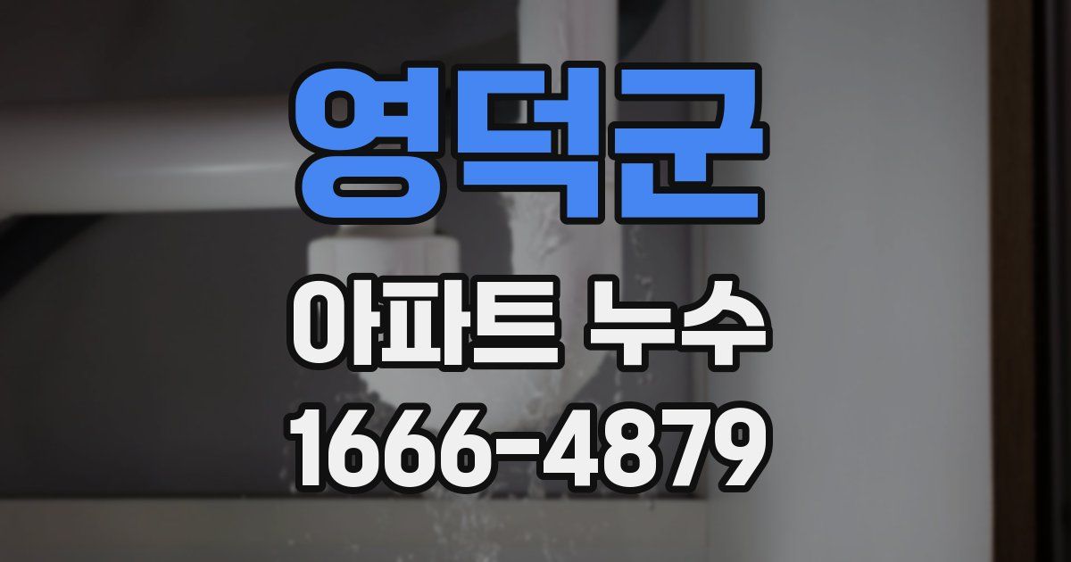 영덕군 아파트 누수