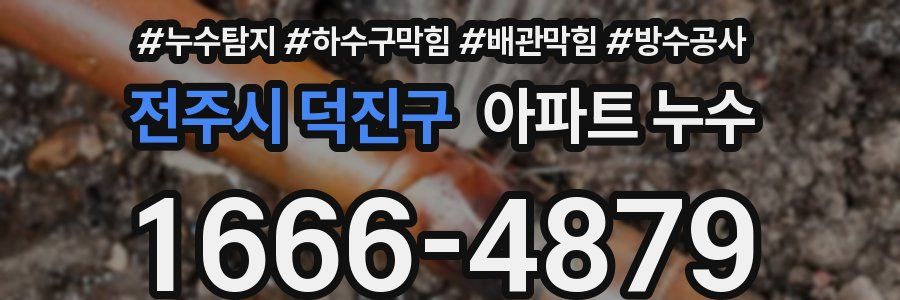 전주시 덕진구 아파트 누수