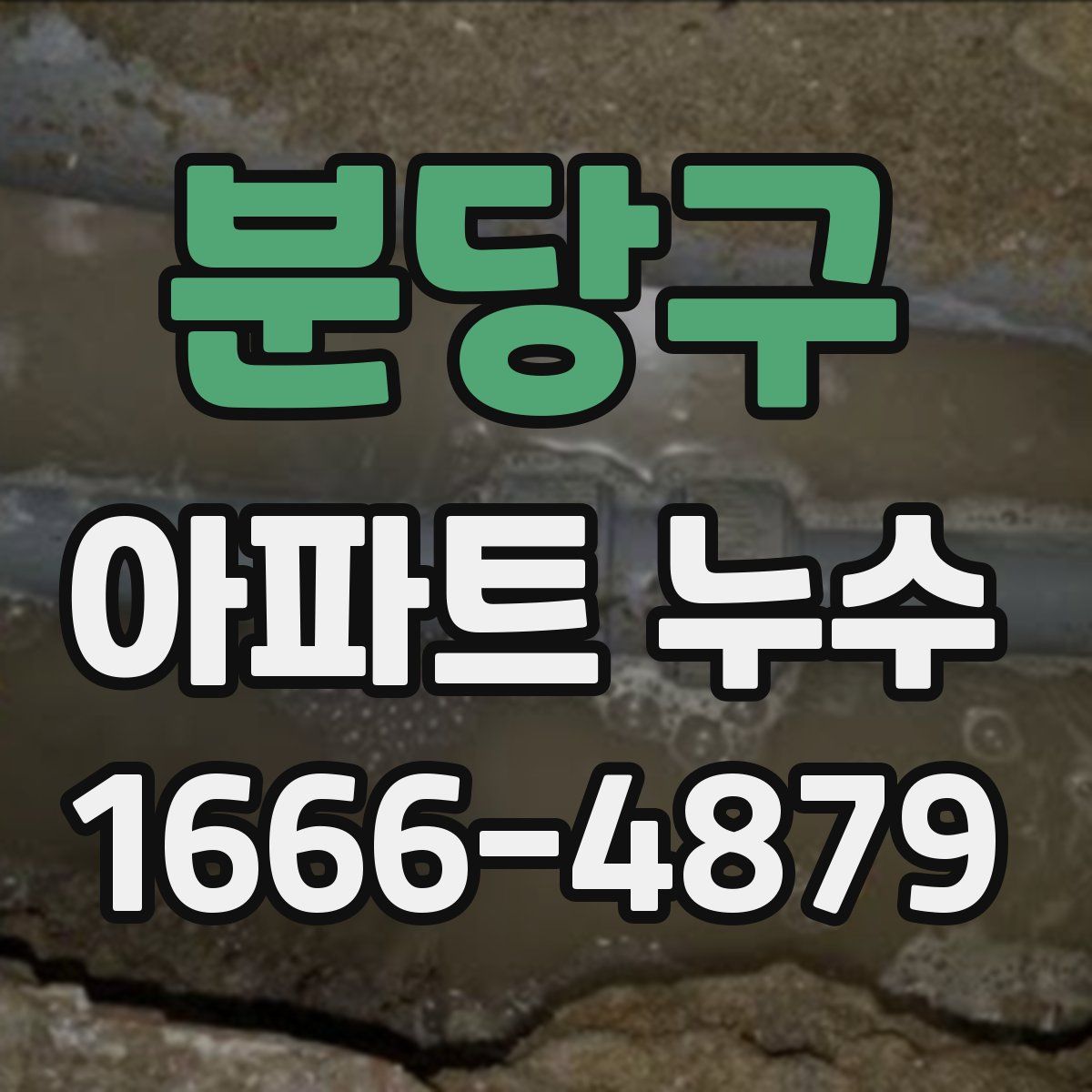 분당구 아파트 누수