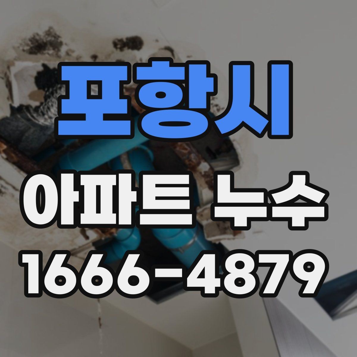 포항시 아파트 누수 발생 시 관리사무소에 알리는 법