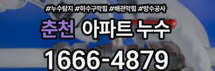 춘천 아파트 누수