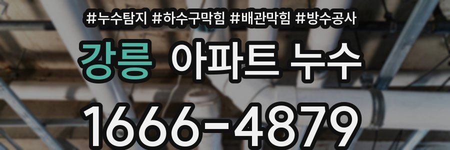 강릉 아파트 누수