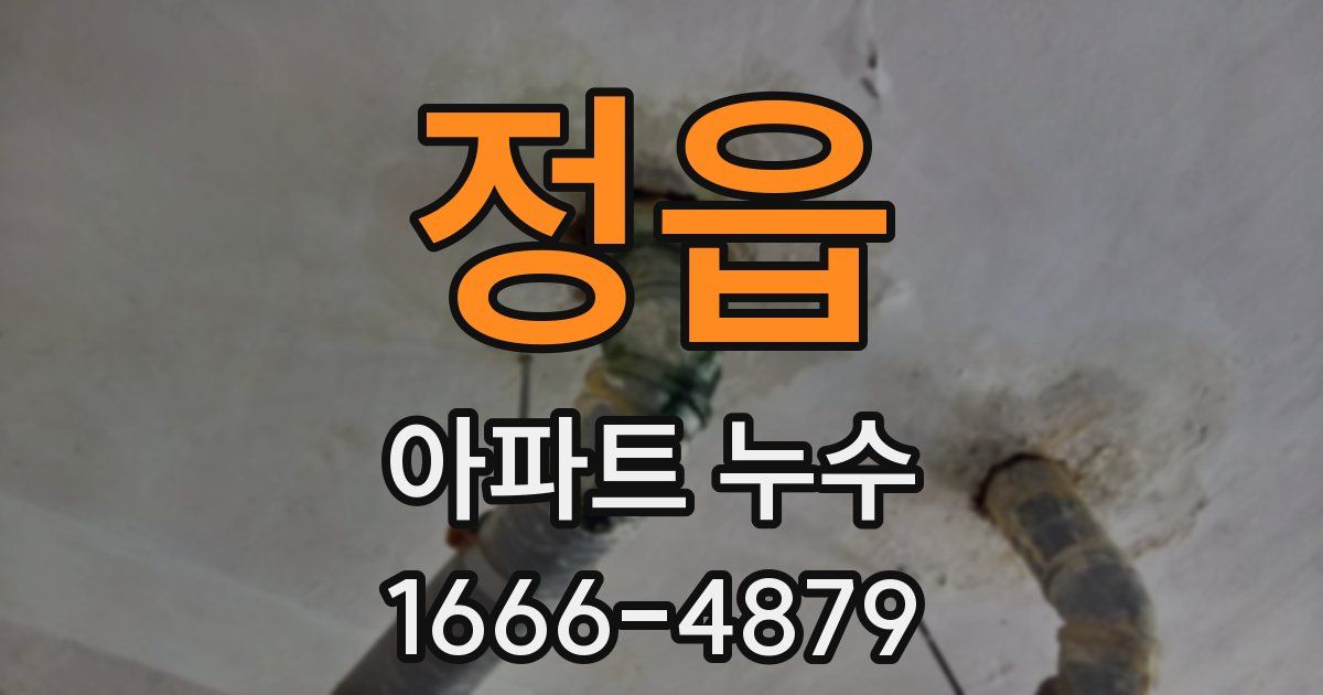 정읍 아파트 누수